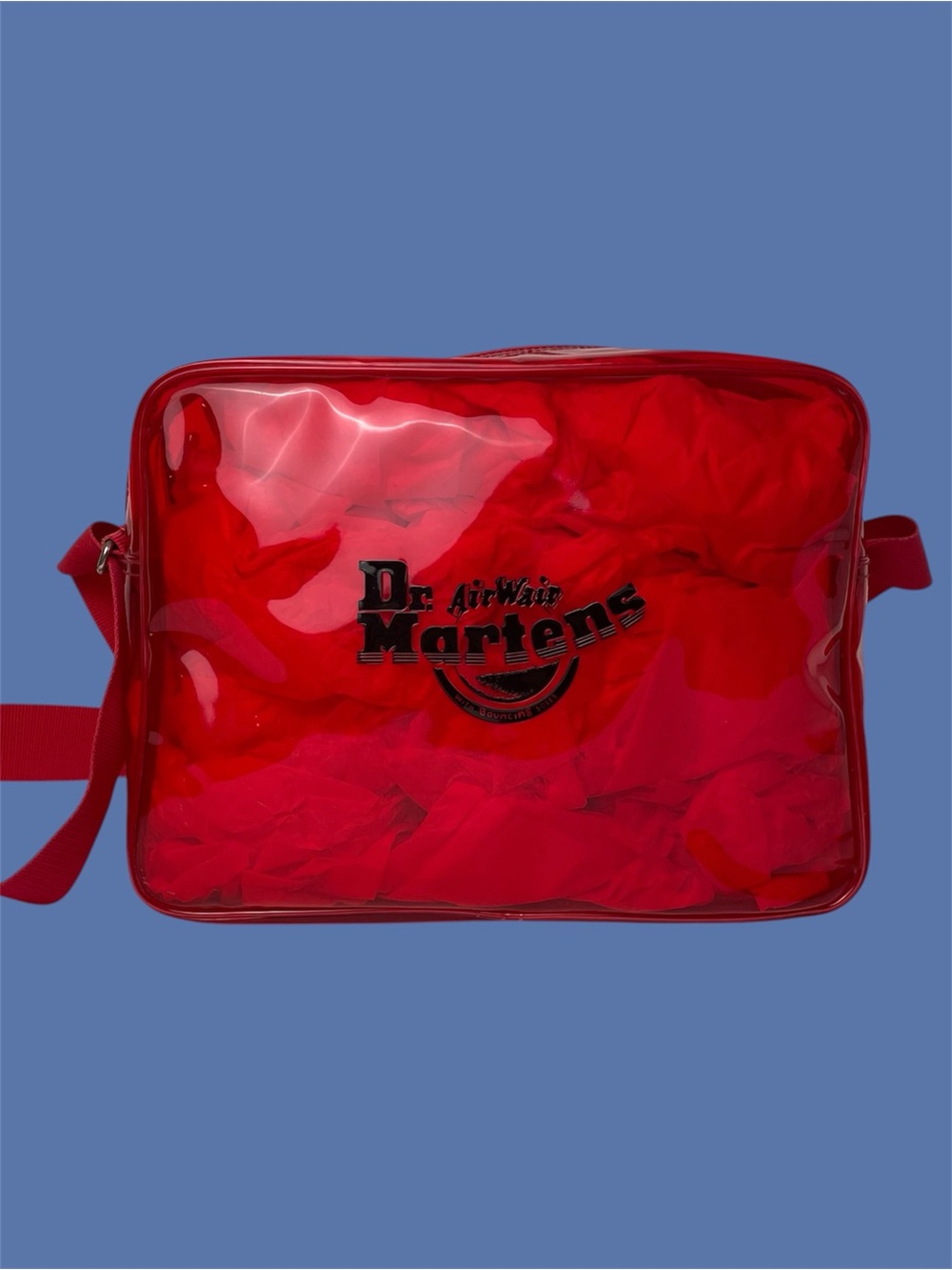 Vintage Dr. Martens Medium Red Messenger Bag